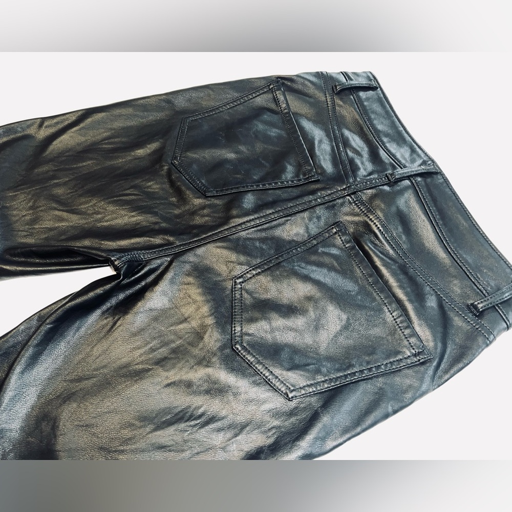 Express Black Vegan Leather Pants